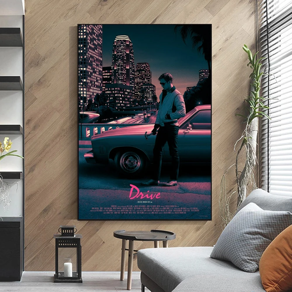 

Drive Movie Poster Cover Retro Home Mural Decoration Canvas Picture Printing Gift (No Frame)