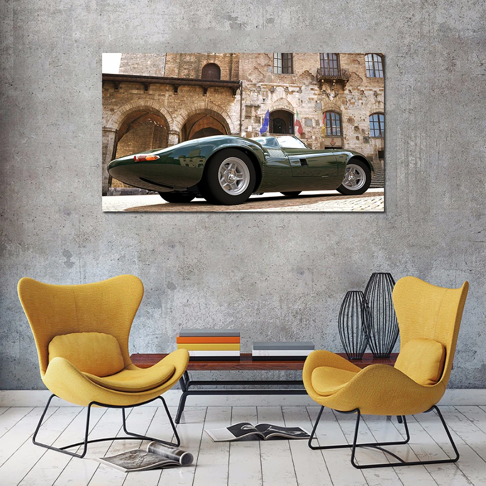 Jaguar XJ13 Super Car Photo Wall Art Posters and Prints Canvas Painting Wall Picture For Living Home Decor