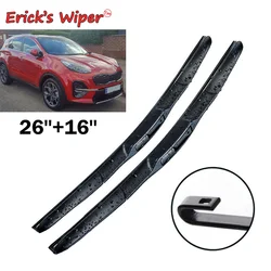 Erick's Wiper LHD Front Hybrid Wiper Blades For Kia Sportage QL 2016 - 2023 Windshield Windscreen Window Rain Brushes 26