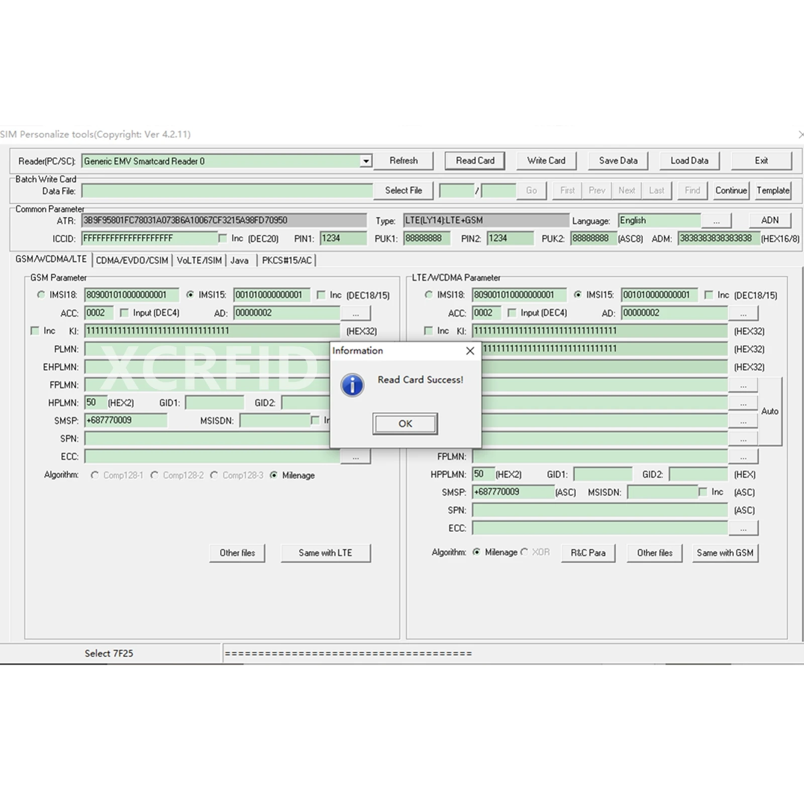 Программируемая пустая SIM-карта, 128K, 4G, GSM, WCDMA, LTE, SIM-карта 2FF/3FF/4FF, с ICCID IMSI, KI OPC(OP), для оператора, алгоритм Milenage