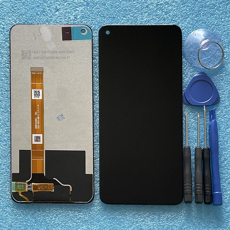 Pantalla LCD Original de 6,5 "para Oppo A54 5G CPH2195, marco de pantalla, digitalizador de Panel táctil para Oppo A54 5G, reparación de LCD de repuesto