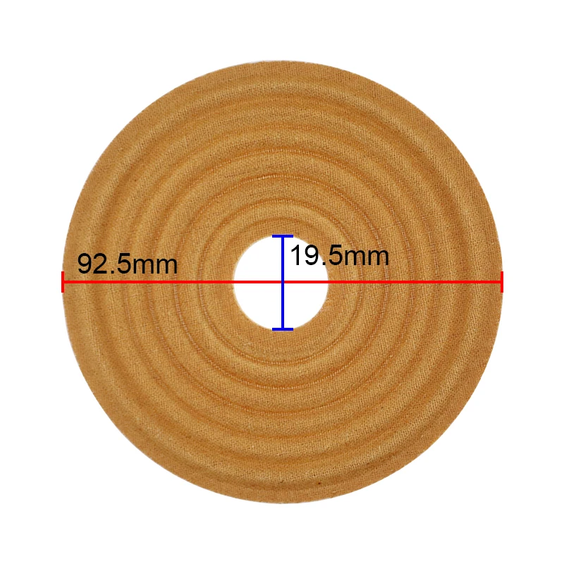 SHEVCHENKO 93mm Woofer Spider Spring Pad Chip Bullet Wave Shrapnel Speaker Repair Accessories Diy 92.5*19.5MM 2pcs