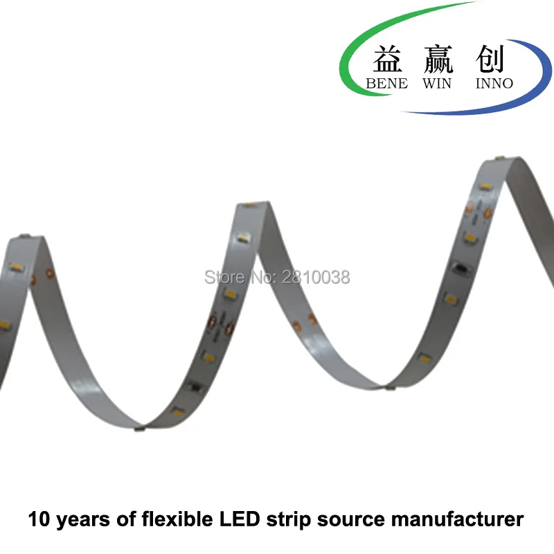 

100M/Lot High CRI 90+ 70leds/M led strip 3014 smd DC24V 8 mm wide Flexible led strips IP22 7.2W/M led ribbon for indoor lights