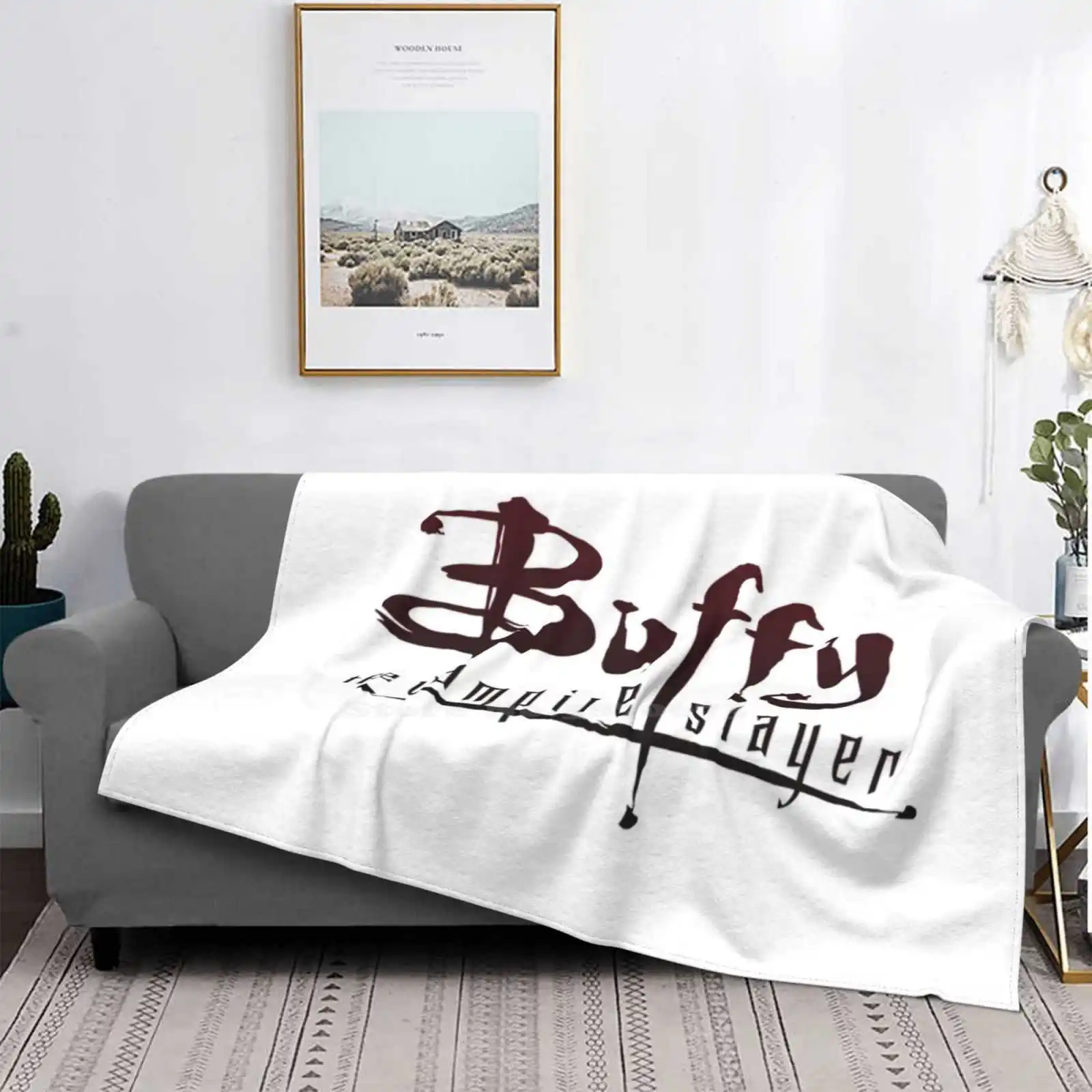 Buffy The Vampire Blood Lust All Sizes Soft Cover Blanket Home Decor Bedding Buffy The Vampire Buffy Vampire Vampires Cult