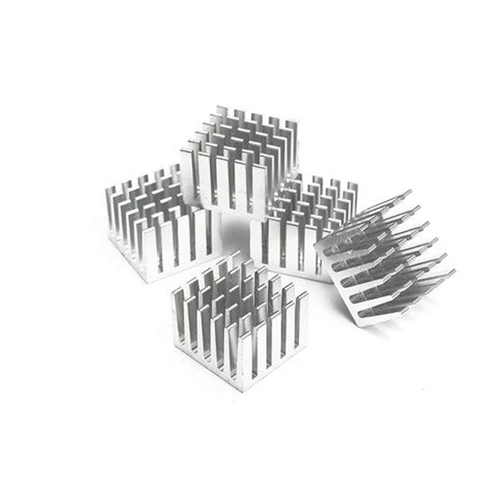 YOUNUON 10pcs 20x20x15mm Heatsink VGA RAM IC LED Power Aluminum Heat Sink With Thermal Pad 20mm x 15mm