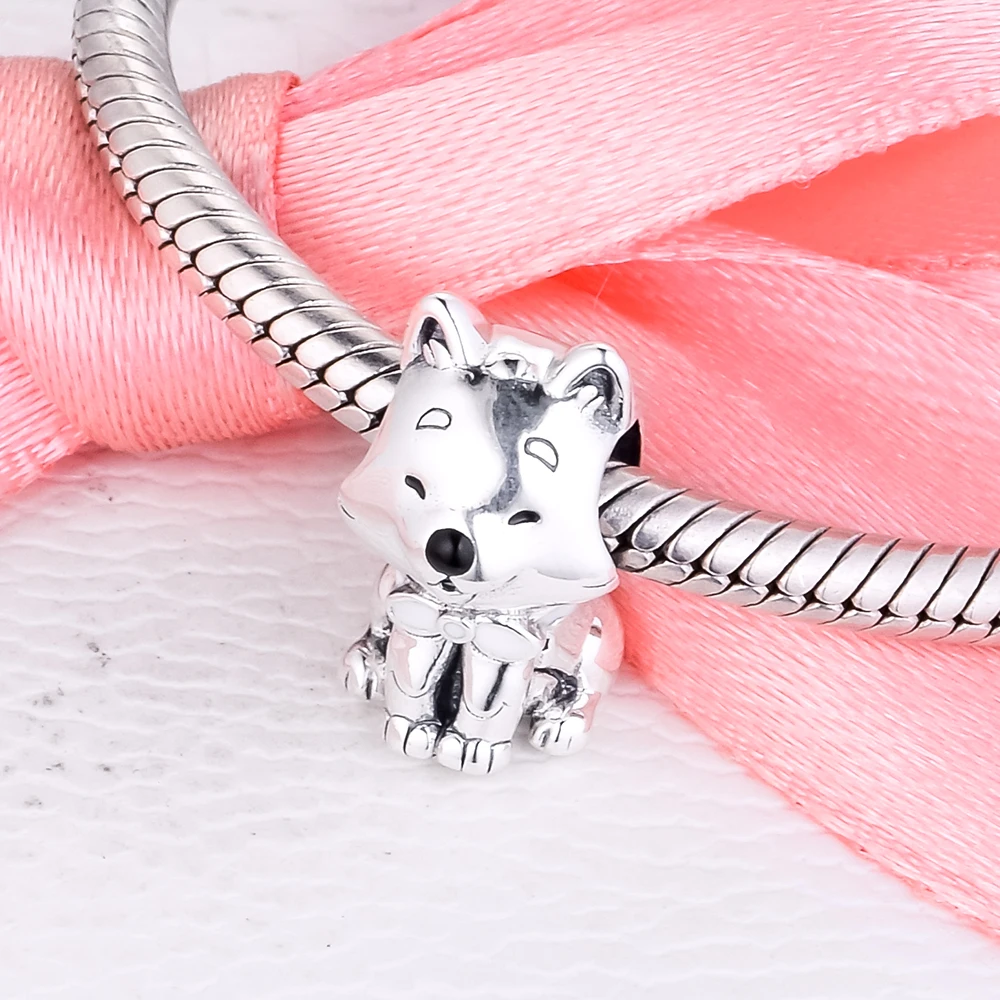 

Charms fits for Bracelets Necklaces 100% 925 Sterling Silver Jewelry Japanese Akita Inu Dog Beads Free Shipping