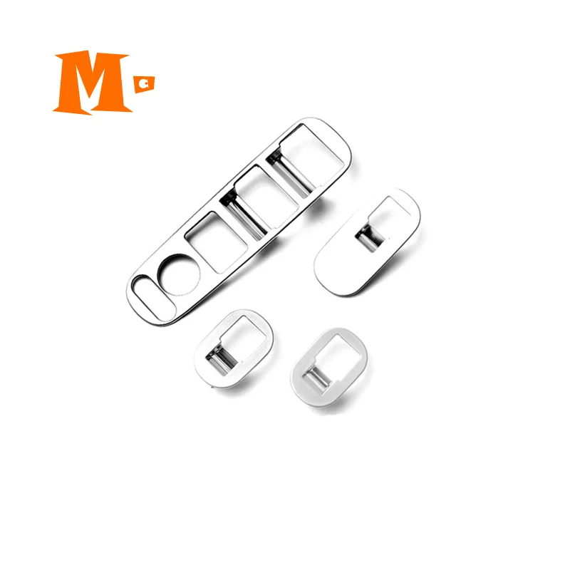 

ABS Matte for Honda HRV HR-V VEZEL 2015 2016 2017 Arm Rest Window Switch Panel Cover Trim Frame Bezel Garnish Molding 4pcs 1inch