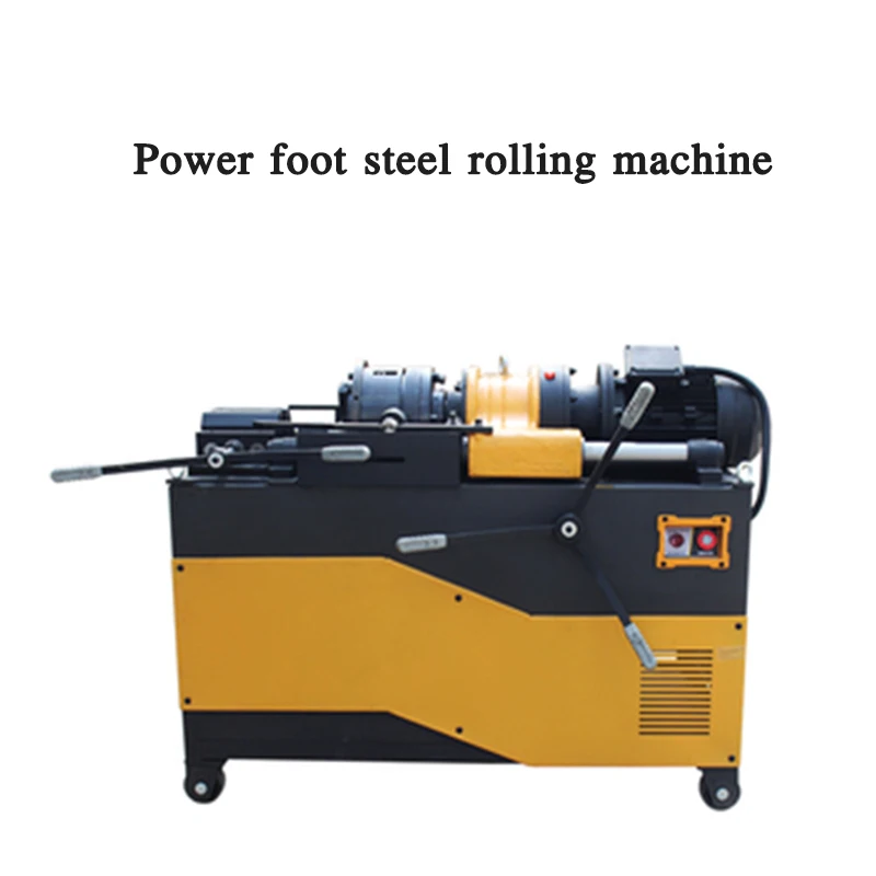 Reinforced thread rolling machine fully automatic CNC rebar straight thread round steel stripping machine threading machine