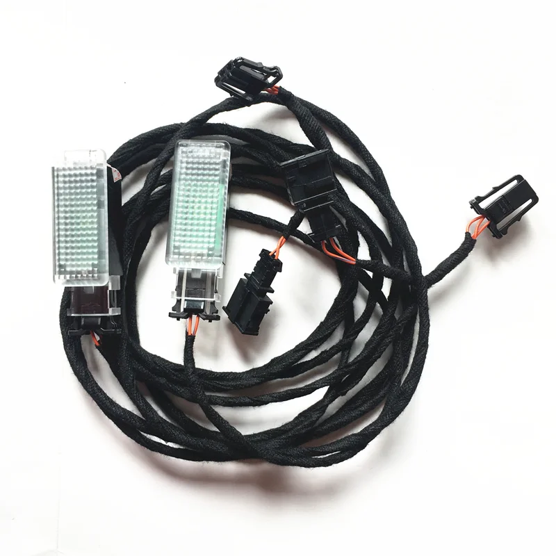 

READXT Car Interior LED FootWell Light Rear foot lamp Cable upgrade kit For Golf 7 MK7 egolf Passat B8 CC jetta sagitar kodiaq