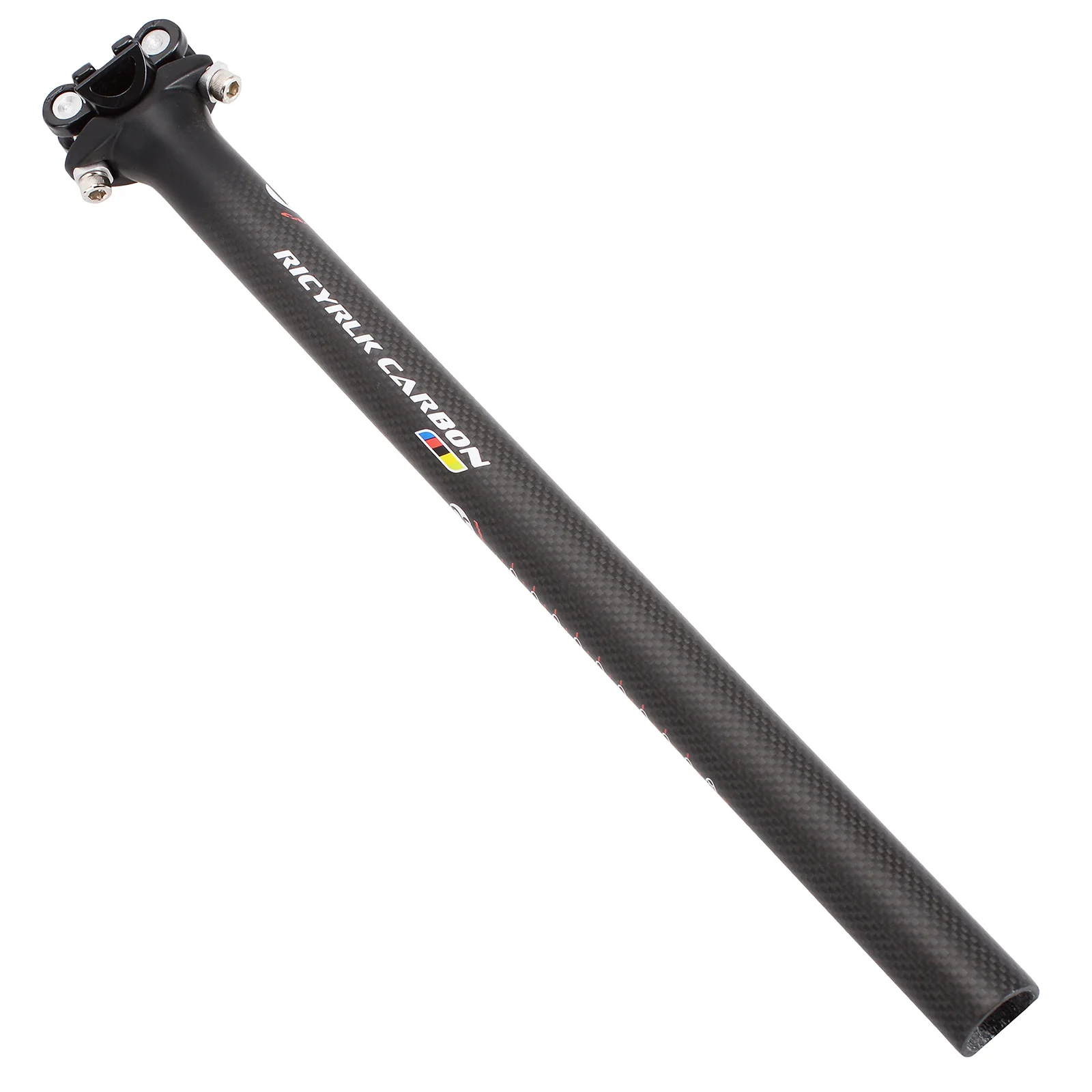 Carbon Seatpost 27.2/30.8/31.6mm matte 3k Carbon Fiber MTB/Road Bicycles Carbon Fiber seat post  350/400mmseat tube