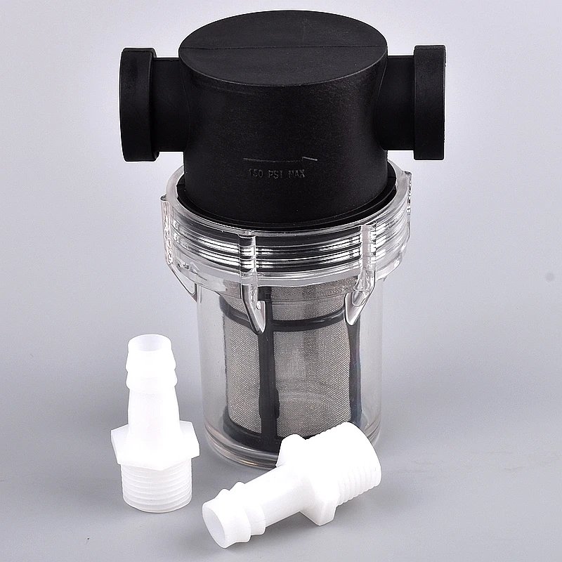 1/2 "3/4" filtr węża ogrodowego podlewanie nawadnianie zanieczyszczenie filtr wstępny akwarium filtr pompy 10/20/40/60/80/100/200 Mesh — zdjęcie 2