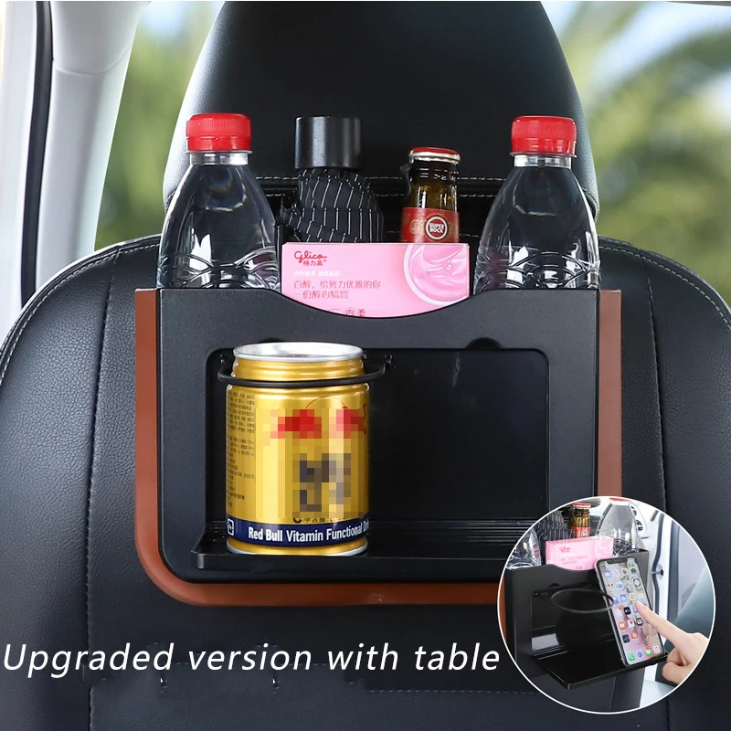 Auto Mülleimer beige Rahmen Auto Lagerung Veranstalter Tasche Abfall behälter verstauen Aufräumen