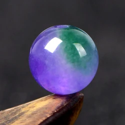 4A Natural Colorful Chalcedony Quartz Crystal Single Bead DIY Beads Jewelry Making