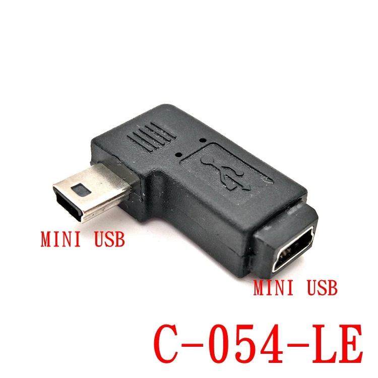 1 stücke 90 Grad Links & Rechts Abgewinkelt Mini USB 5pin Buchse auf Micro USB Männlichen Daten Sync Adapter Stecker micro USB Z