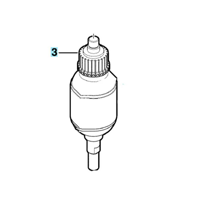 

220-240 Armature rotor for BOSCH GSS2300 1619PA7629 Power Tool Accessories Electric tools part