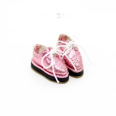 OB11ตุ๊กตาและขนาดรองเท้า Blythes แฟชั่นสไตล์อังกฤษรองเท้า Lacing Dazzle สี Loafers ทองแสงสีชมพูกุหลาบและอื่นๆสี