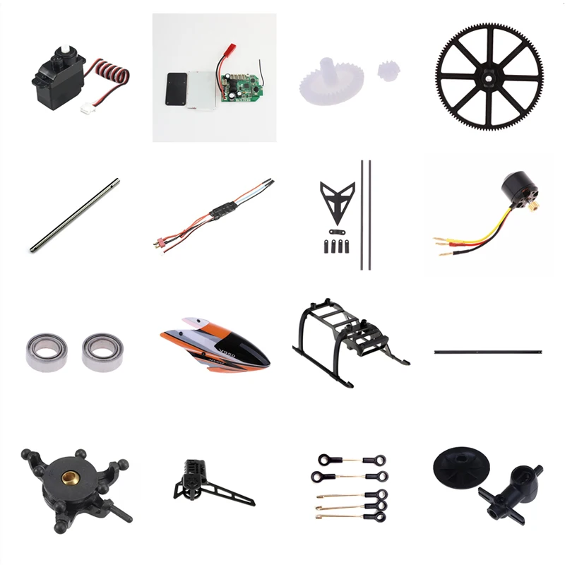 Parkten Wltoys V950 RC Helicopter Parts Swashp V950 Helicopter Airplane Drone Toys Hobby Part Replacement Accessaries