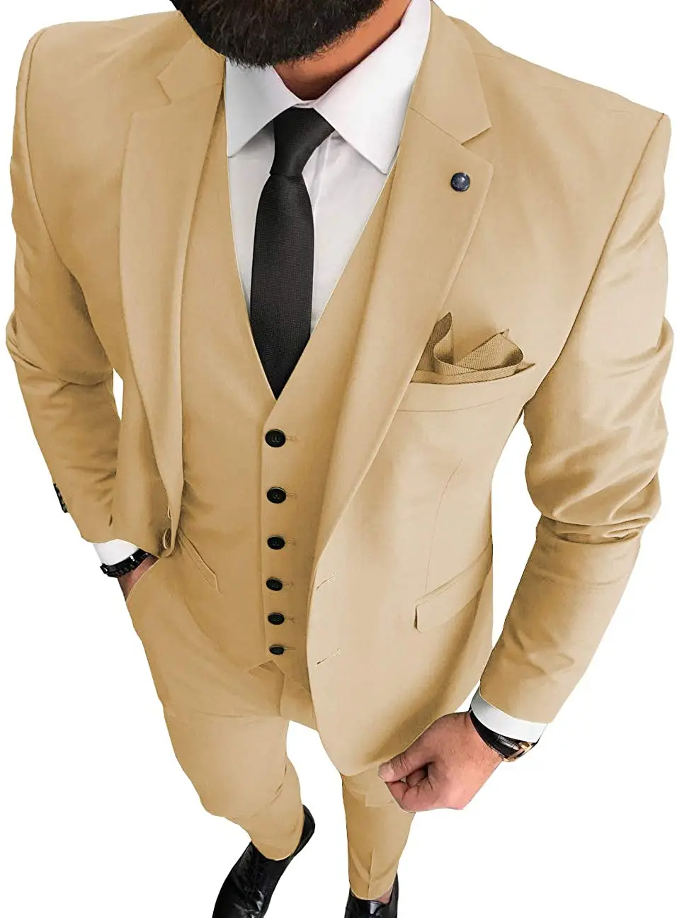 Grün Hochzeit Smoking Bräutigam Anzüge Für Männer Business Party Prom 2021 Männer (Jacke + Weste + Pants + Tie) abendessen Datum