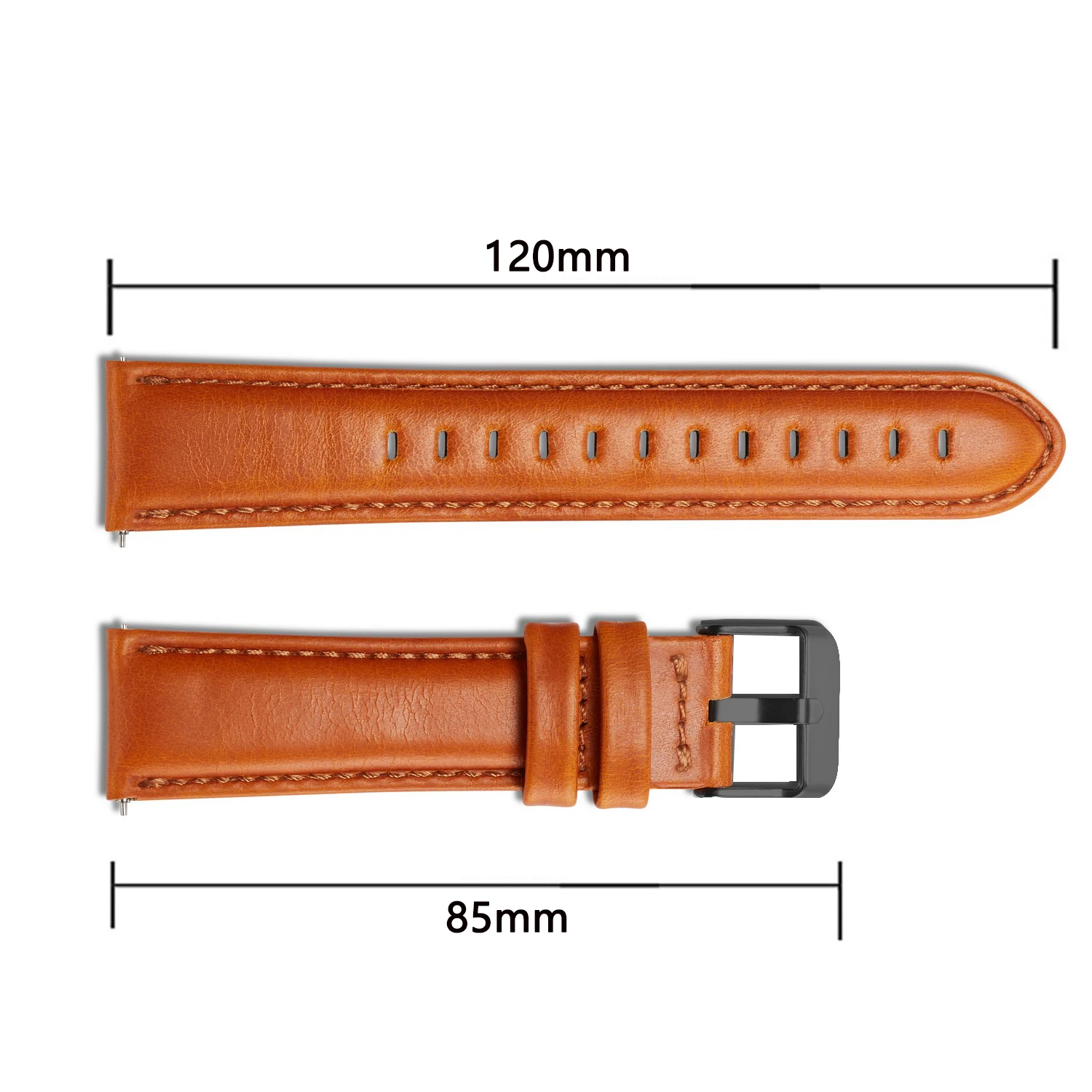 Classic Leather Watch Band Strap for Samsung Galaxy Gear Sport S4 S3 Galaxy S2 Replacement wrist bands Correa 20mm 22mm