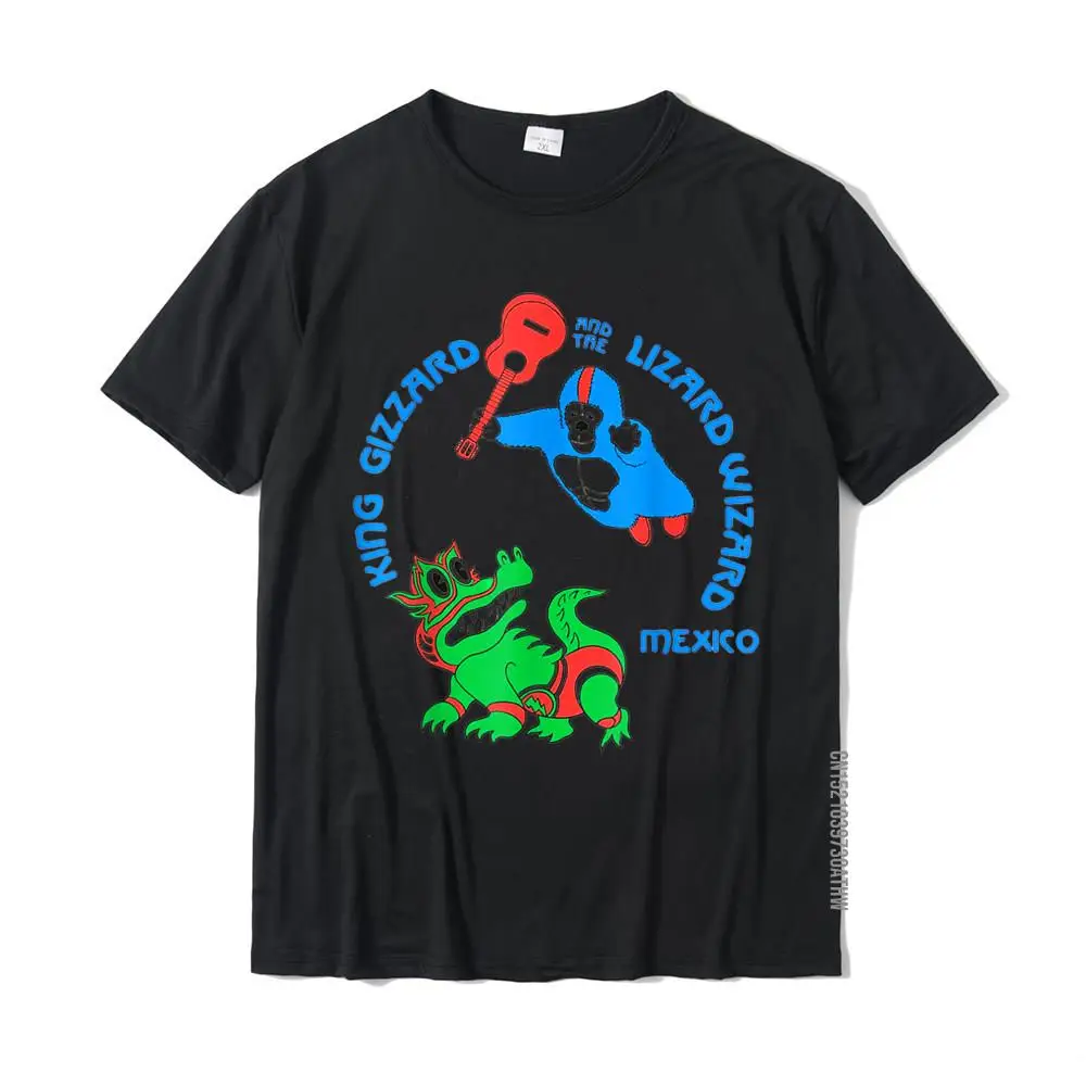 King Funny Gizzard The Lizard Gift Wizard T-Shirt Funny Normal Tops & Tees Cotton T Shirt For Men Funny