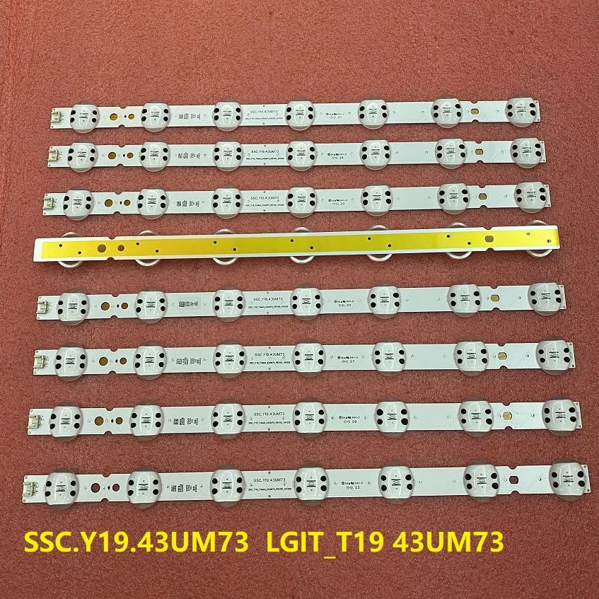 3 sztuk/zestaw podświetlenie LED do telewizora 43 um4390plc 43 um74006lb 43 um7450pla 43 um7390plc 43 um7400plb 43 um7300psa SSC.Y19. 443 um73