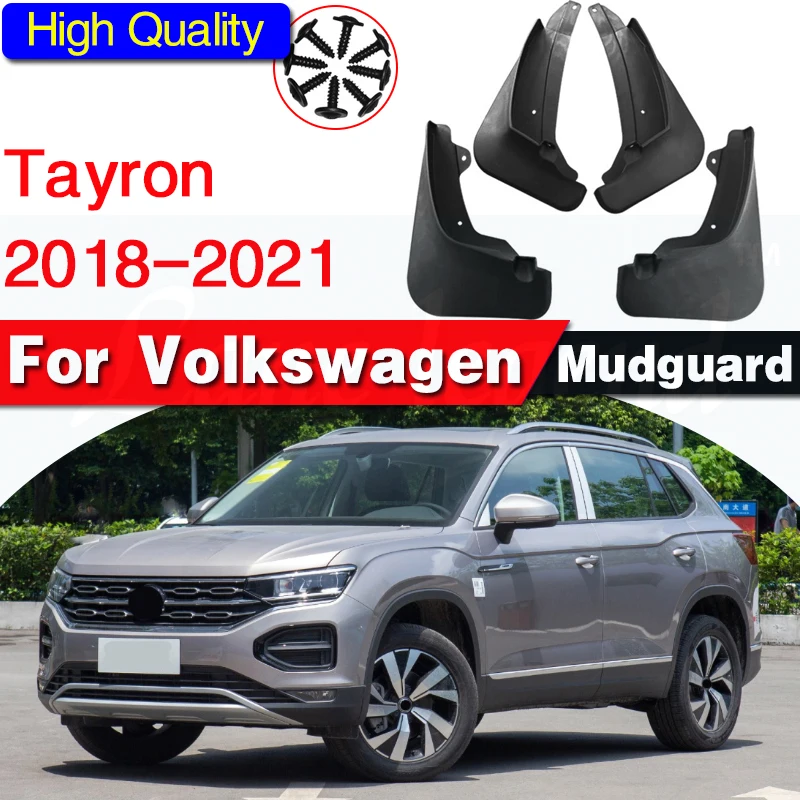 Set Paraspruzzi Modellati Per Volkswagen VW Tayron 2018-2021 Facelift Paraspruzzi Paraspruzzi Anteriore Posteriore Paraspruzzi Parafanghi Kit