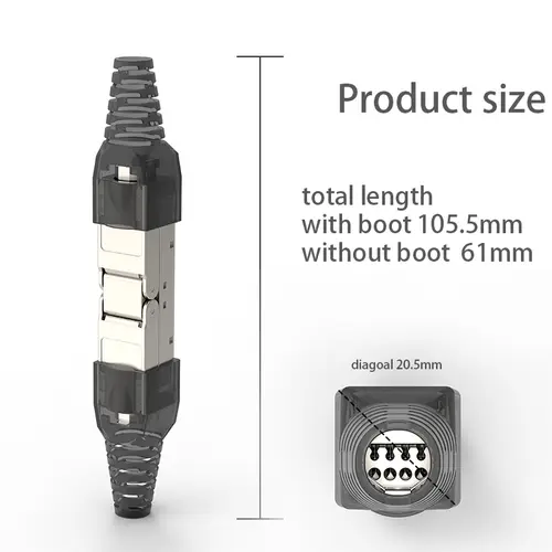 RJ45 Cat5e Cat6A Cat7 LAN Cable Tool-less Extension Connector Network Extender Junction Adapter Connection Box - Image 5