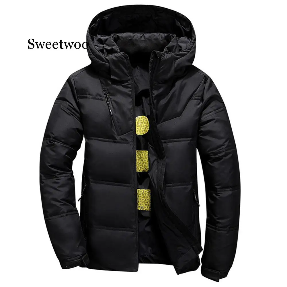 Elegante casaco de inverno jaqueta masculina qualidade térmica grosso casaco parka masculino quente outwear casaco