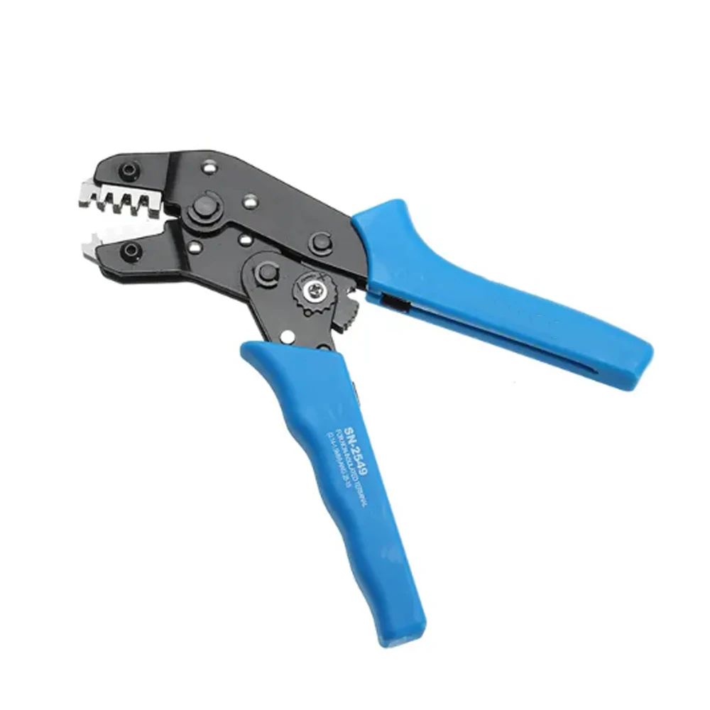 

WENXING SN-2549 Pin Crimping Tool 2.54mm 3.96mm 4.8mm 28-18awg 0.08-1.0mm2 for Dupont Terminals