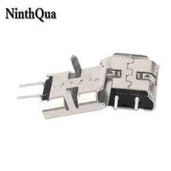10pcs Micro USB 2pin B type Female Connector For Mobile Phone Micro USB Jack Connector 2 pin Charging Socket
