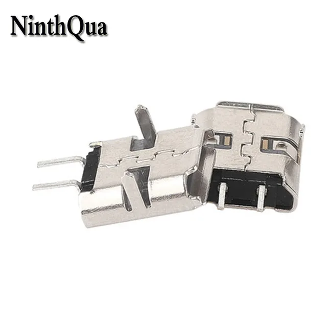 10 sztuk Micro USB 2pin typ B złącze żeńskie do telefonu komórkowego złącze Micro USB Jack 2-pinowe gniazdo ładowania