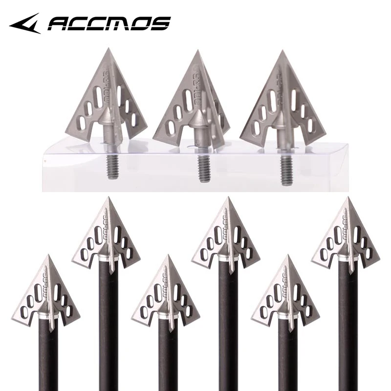 1 Túi Bắn Cung 100Gr 3 Lưỡi Dao Broadhead Đầu Mũi Tên Nỏ Săn Bắn Lưỡi Đầu Với Ốc Vít-Trong Cho Nơ Săn Bắn phụ Kiện