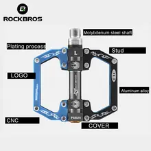 High-quality MTB BMX bike pedals in 5 colors #4