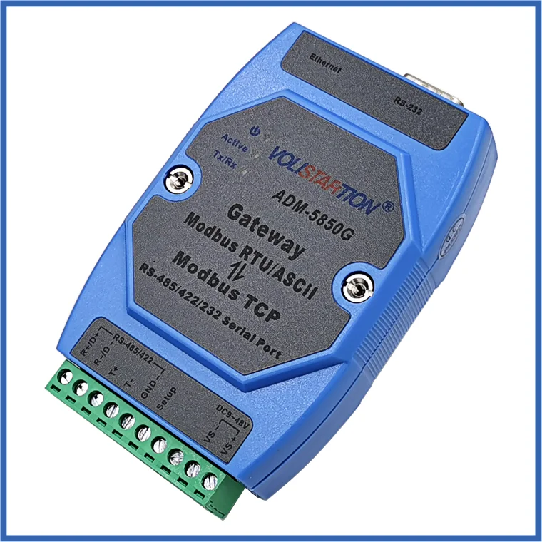 

Industrial Modbus Gateway Server Modbus RTU/ASCII to Modbus TCP Supports PLC Serial Port