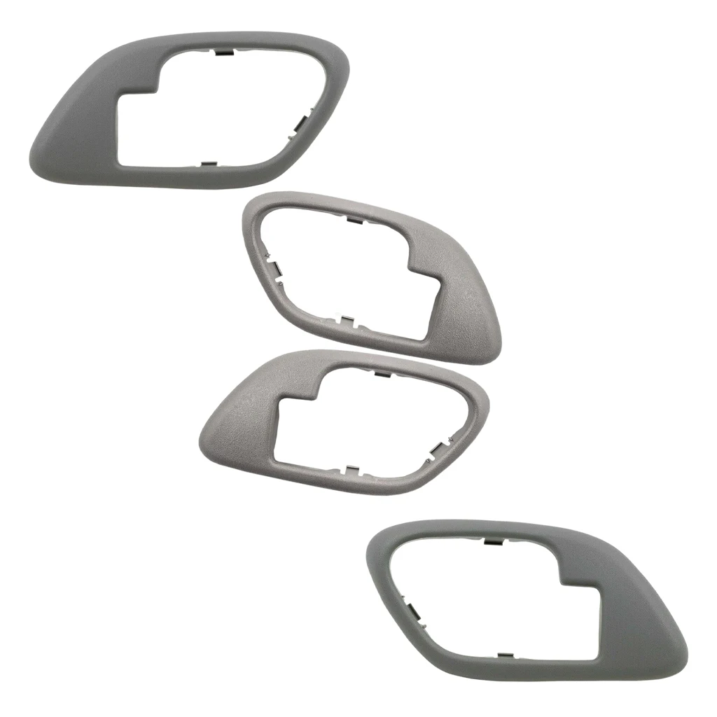 Interior Inside Inner Gray Door Handle Trim Bezels Replacements 15708080 for Chevrolet C1500 Suburban C2500 C3500