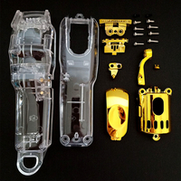 10pcs/set For WAHL 8148/8591 Electric Clippers Modified Transparent Shell DIY Motor Accessories Set G0312