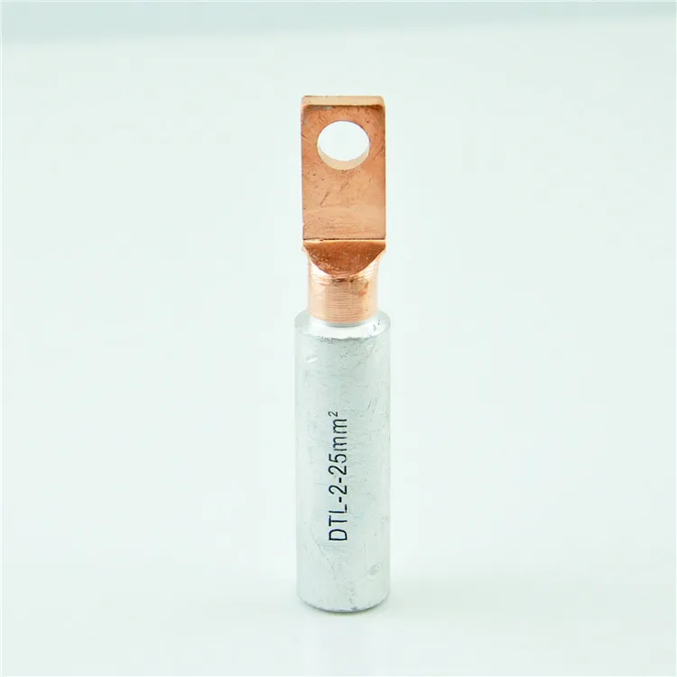 DTL/DLT-16/25/35/50/95/70/120/150/300 Mm2ทองแดงจมูก transition Terminal อลูมิเนียมสายไฟน้ำมันการปิดกั้นสายไฟจมูก
