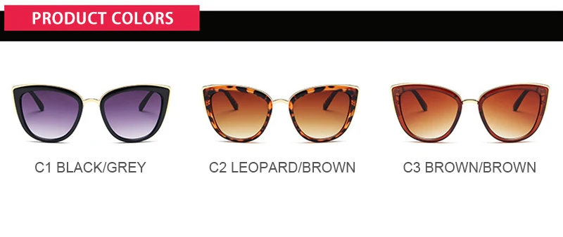 Klassische Cateye Frauen Sonnenbrille Vintage Anti-glare Cat Eye Sonnenbrille Weibliche Mode Leopard Driving Shades UV400 – Detail 6