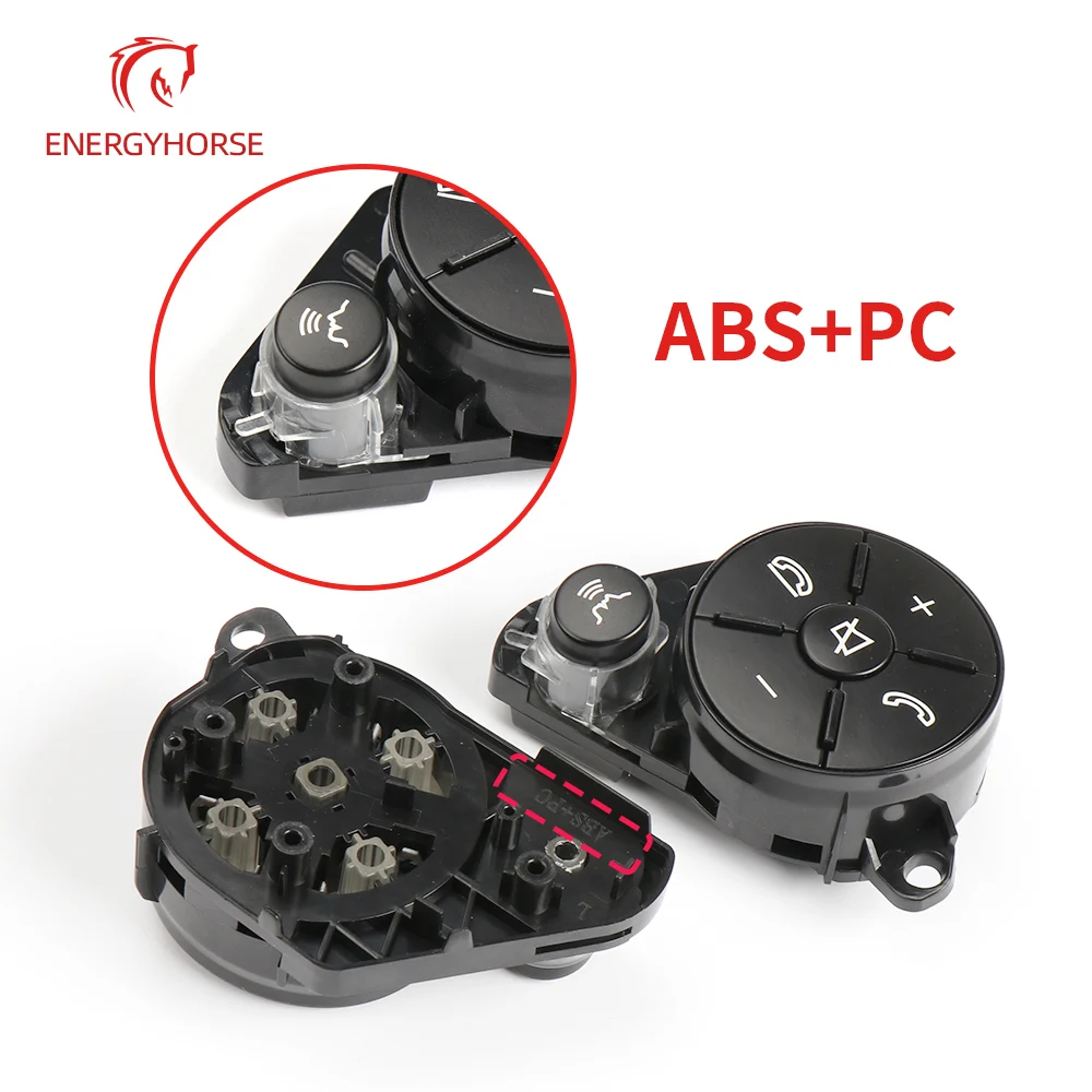 Car Steering Wheel Switch Control Buttons Cover Multi-function Switch Buttons For Mercedes-Benz W204 X204 W212 W207 C200 E300