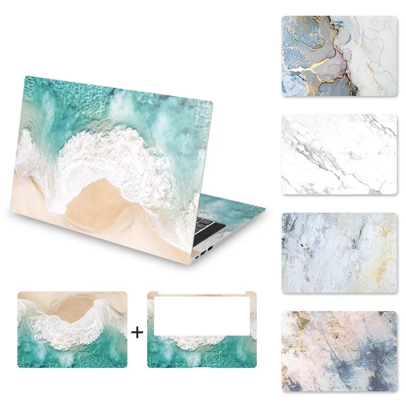 Sea wave/marble Laptop Skin Laptop Sticker Decal 12 13 14 15.6 17 Inch for Lenovo/dell/HP/ASUS/xiaomi AIR 13.3/Macbook