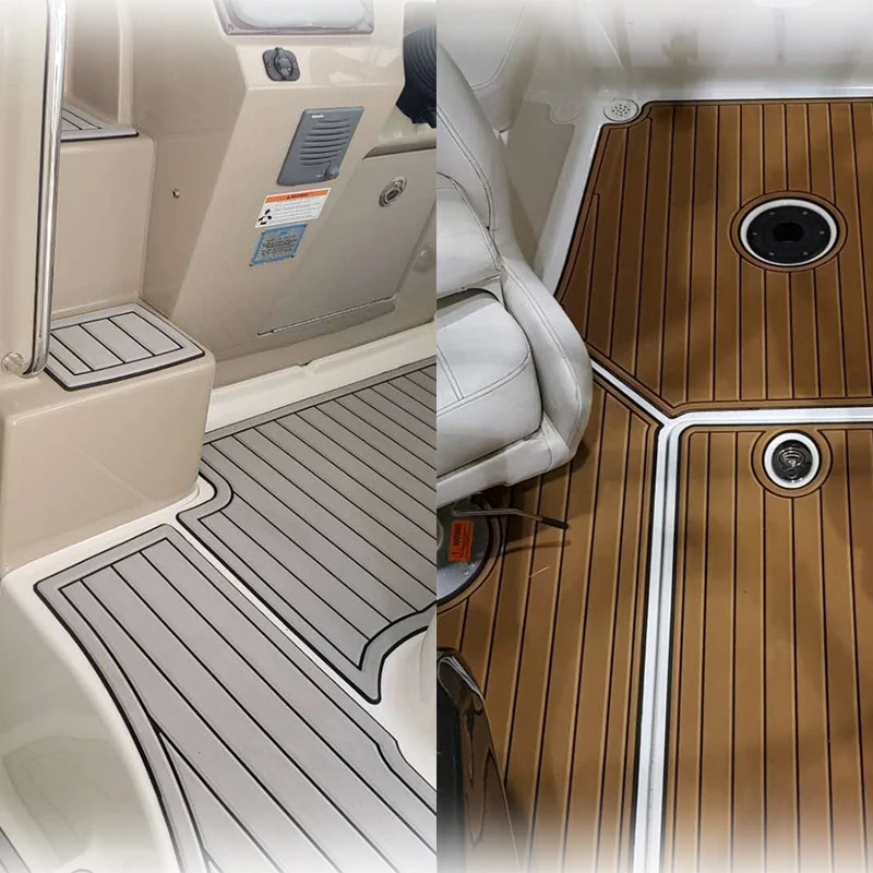 Tappetino antiscivolo in teak imitazione EVA adatto per tappetino per nave da crociera dal 2000 al 2005 Chaparral 230 SSI