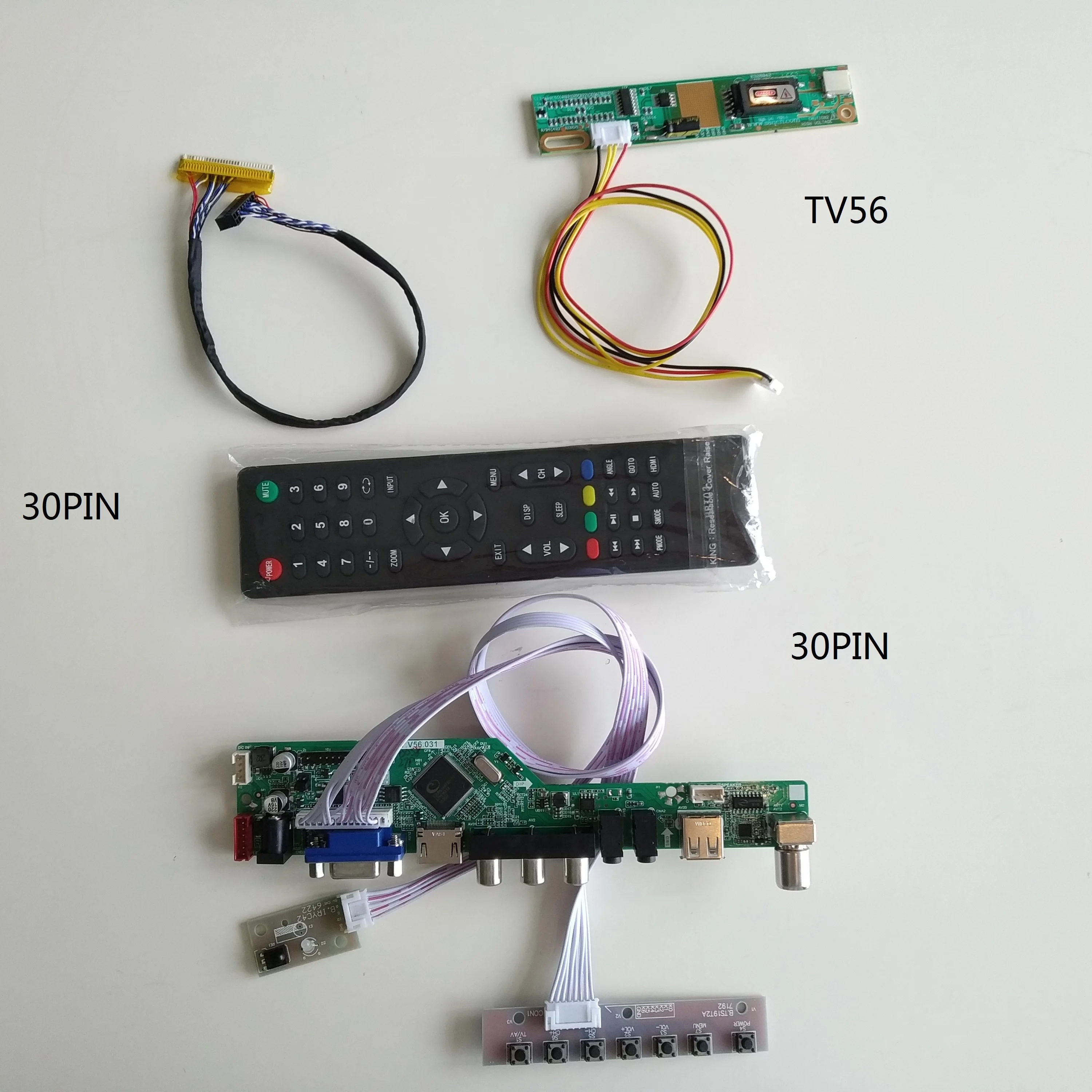 

ТВ HDMI-совместимый с AV VGA USB Аудио ЖК-контроллер, плата драйвера, набор карт для телефона 1920x1080, экран панели