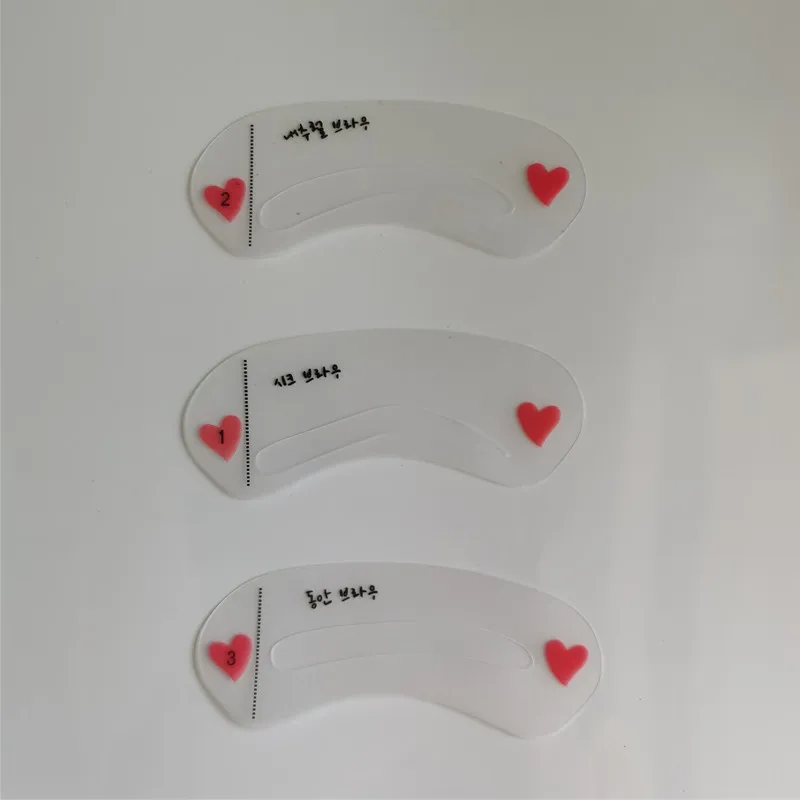 Fast Drawing Guide Reusable Eyebrow Stencil Pencils Shaper For Eyebrows Enhancer Card Template DIY Thrush Auxiliary Beauty Tool