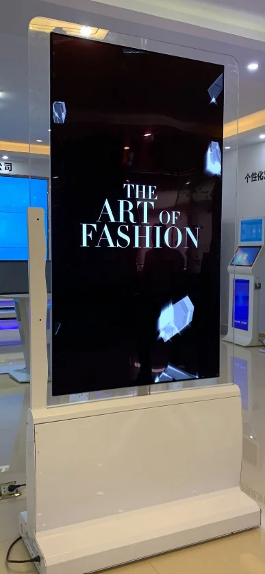 55 "polegadas dupla face publicidade display oled fhd signage digital para o supermercado