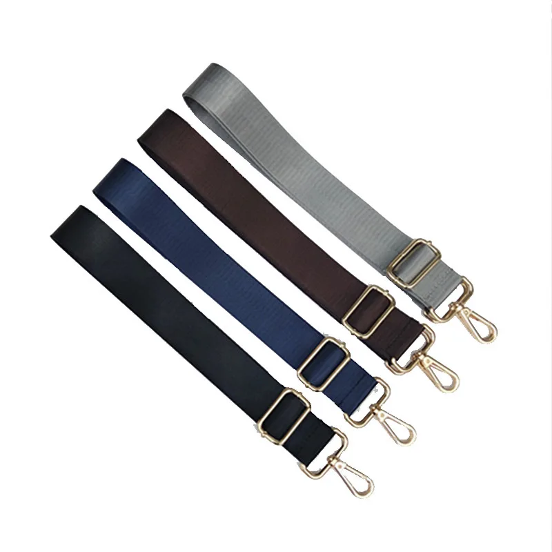 DIY Fashoin Solid Color Women Nylon Bags Strap Shoulder Handbags Decorative Hand Messenger Colored Belt for Men Bag Accessories