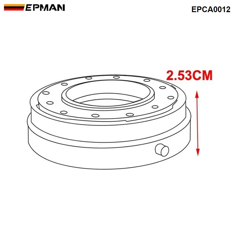 color Black Hot Selliing Thin Version Steering Wheel Quick Release (Blue,Red,Black,Golden,Silver,Purple) EPCA0012