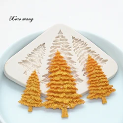 DIY Christmas Tree Silicone Cake Mold For Baking Accessories Cake Decorating Tools Resin Molds Kitchen Baking Tools