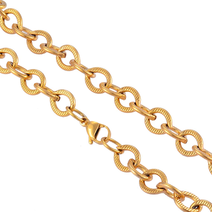 Neues Edelstahl-Hip-Hop-Armband, Modetrend, geeignet für Herrenhalsketten, hochwertiger Schmuck – Detail 3