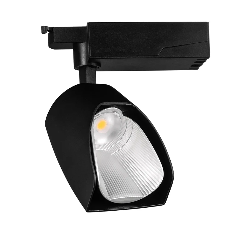 White Black LED Shovel Lamp 120 degree Wide-angle 30W COB Track Light Track Mount Wall Washer for Background Bar Store Shop Lamp