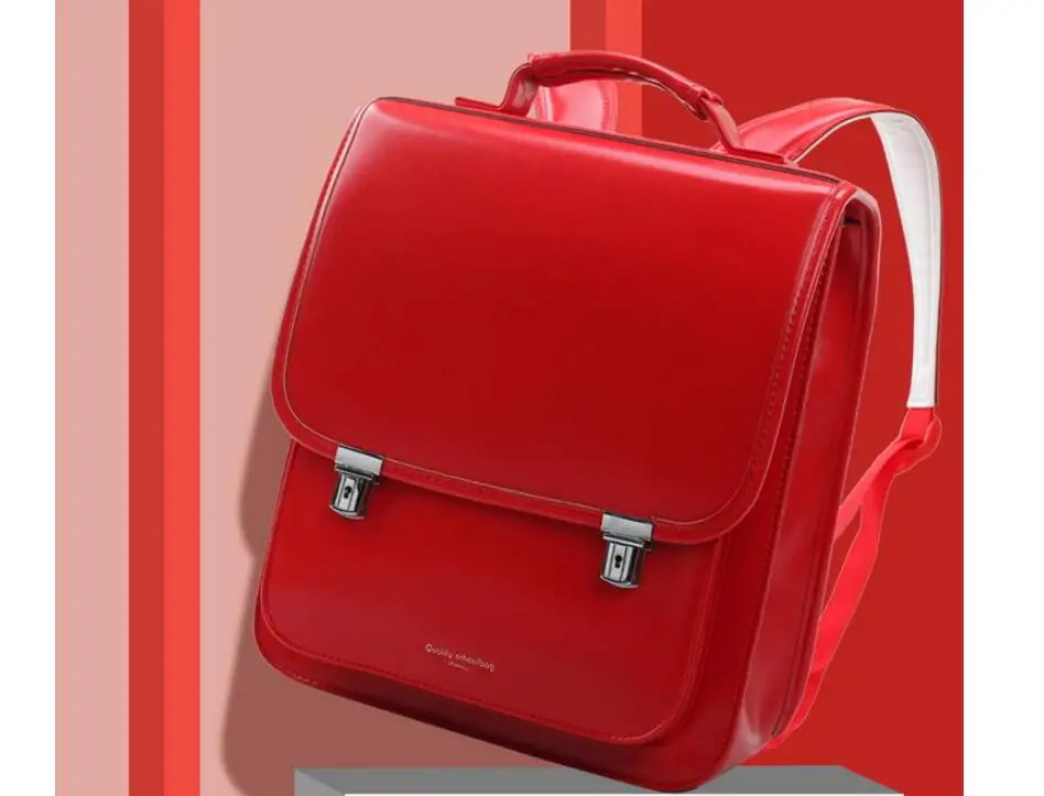 Children PU Japan school Bag students backpack bag for girls Japan School Backpack for boys kids Orthopedic backpack book bags